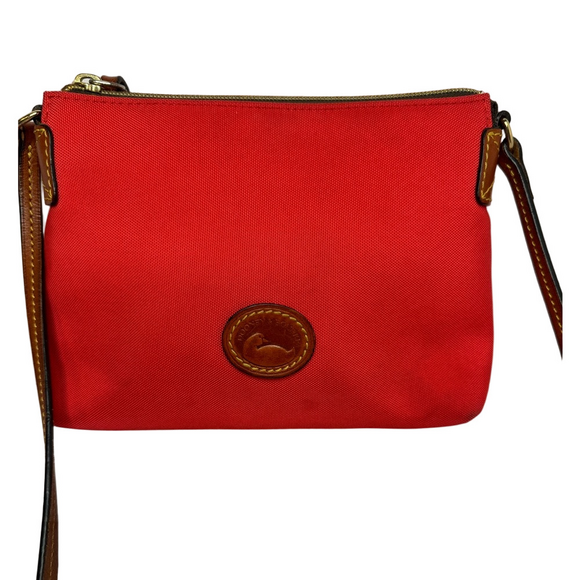 Dooney & Bourke Handbags - ☘️#123 Dooney & Bourke Small Red Nylon Crossbody Bag